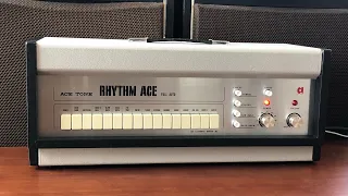 Ace Tone Rhythm Ace FR-1(ap075) demo［organ69］
