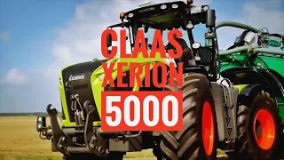 CLAAS XERION 5000 4x4 в Действии!