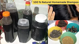 How To Make Homemade Herbal Shampoo, Shampoo For Black LongThick Hair شرطیہ بال کالے لمبےگھنے چمکدار