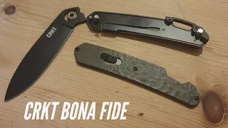 CRKT BONA FIDE: Un couteau démontable à une main et sans outils!