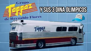 GRUPO TOPPAZ Y SUS 3 AUTOBUSES DINA OLIMPICO