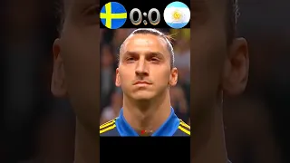 Sweden vs Argentina 2:3 | Ibrahimovic x Messi | Friendly match 2013 #shorts #football
