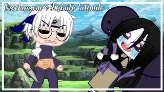 Orochimaru e Kabuto lutando/Gacha Club