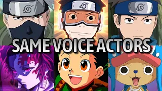 NARUTO Characters Japanese Dub Voice Actors in other Anime Part 1/2 I AniVoice Comparisons