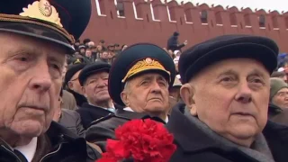 Выступление ПУТИНА на Параде Победы 9 мая 2017 в Москве, видео Красная площадь