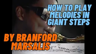 Branford Marsalis - Giant Steps Solo Transcription (Live)