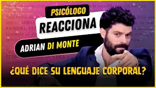 Psicólogo reacciona al LENGUAJE NO VERBAL de Adrián Di Monte | Segmento
