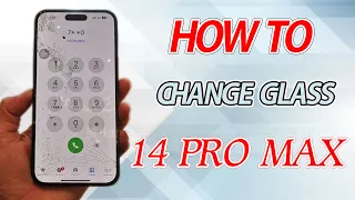 [ New ] How to change front glass iPhone 14 Pro Max [ LCD restoration in an hour full video] FAST