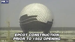 Disney World History: Epcot under construction prior to opening