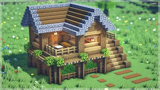 ⚒️ Minecraft | How To Build a Simple Survival House | Starter House 🏡