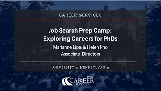 Exploring Careers for PhDs/Postdocs