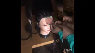 How to make A fringe clip wig...