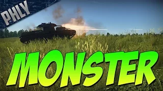 SMK MONSTER TANK  ft. Very useful back turret machine gun (War Thunder Tank Gameplay)