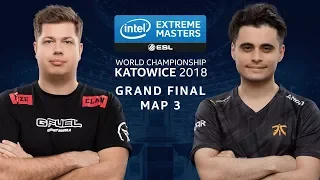 CS:GO - FaZe vs. Fnatic [Overpass] Map 3 - GRAND FINAL - IEM Katowice 2018