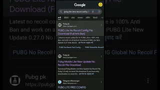 Pubg lite 0.27.0 zero recoil config #pubglite #pubglitecrashfix #pubglitehack