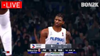 LIVE NOW: Gilas Pilipinas vs Nigeria | FIBA World Cup |  Dec. 10, 2022 | FIBA2K Simulation Game Only