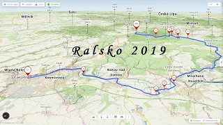 Ralsko na kole 2019, Doksy, letiště Hradčany, Hvězdov, Jabloneček a podle Jizery do Mladé Boleslavi