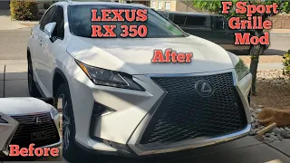 Lexus Rx350 Grille removal and fsport grille installation