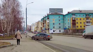 Walking in Ekaterinburg. Пыльные улицы весеннего города. Юго-Западный район |4K| (April 9, 2024)