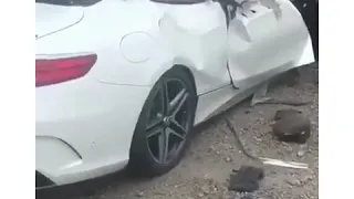 Авария Mercedes S 63 AMG Coupe