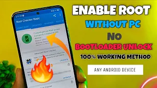 Enable Root In Any Android Device | Without PC and Bootloader Unlock | 💯 working trick 🔥⚡