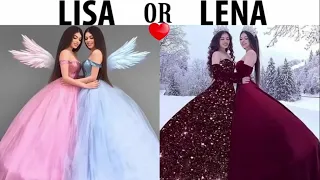 Lisa or Lena😊🤩 ||Which is ur favourite||Trendy Twist||