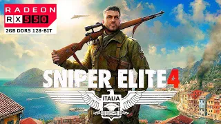 Sniper Elite 4 - RX 550 2gb + Athlon 3000g