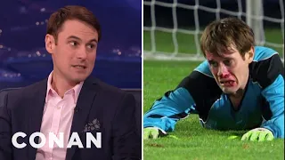 Studio C’s Matt Meese Was Repeatedly Hit In The Face By A Soccer Ball | CONAN on TBS