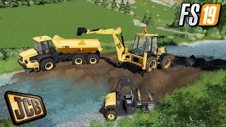 FS19 WORK WITH JCBs WALCHEN TP MAP DAY#3 CONSTRUCTION GAMEPLAY FARMING SIMULATOR 19