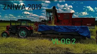 BIZON W PSZENŻYCIE ! ŻNIWA 2019 VLOG 2 BIZON Z056 W AKCJI ? ile sypie ?