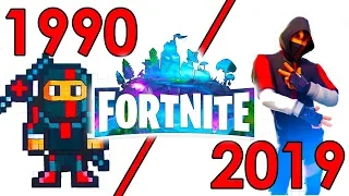 Evolution of Fortnite 1990-2019