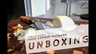 Svarog the 240mm Kiritsuke from Slovenia | UNBOXING
