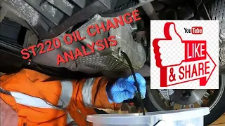 ST220 OIL CHANGE/ANALYSIS