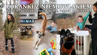 Sentymenty, poranki z niemowlakiem, dziecko i pies w domu, wypad do Krakowa👨‍👩‍👦#vlog Majka Maria Ba