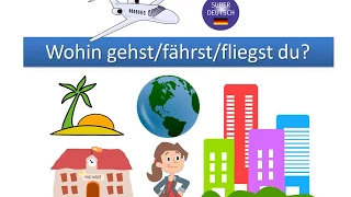 Learn German | Wohin gehst du? | Lokale Präpositionen - in, an, auf, nach, zu