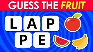 Guess the Fruit - Scrambled Words 🍎🍉