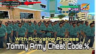 Tommy Clone Army Cheat Code 😲 [ Unlimited ] 🥵 | With Activation Process | Grand Theft Auto Vice City