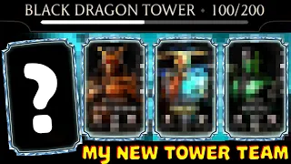 MK Mobile. Black Dragon Tower Battle 100 GAVE ME A DIAMOND! This is My New Tower Team!