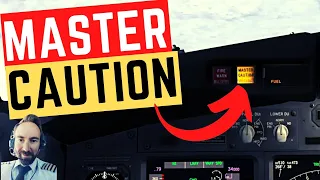 Master Caution Boeing 737 Explained By A Real Boeing Pilot.