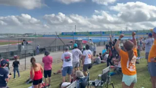 INSANE Crowd reaction to Daniel Ricciardo driving Dale Earnhardt’s No. 3 [USGP 2021]