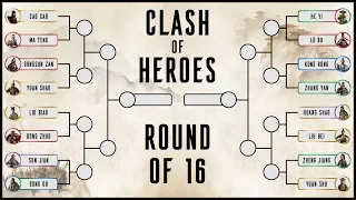 CLASH OF HEROES (Round of 16) - Total War: Three Kingdoms Mini Tournament - Part 1 of 3!