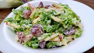 🥗Así se prepara la más fácil y exquisita ensalada. ¡Te encantará! 😋