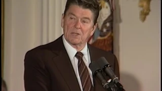 President Reagan’s Speech on the Afghanistan Day Proclamation in the East Room on March 10, 1982