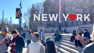 [4K]🇺🇸NYC Spring Walk/ Upper West Side, Manhattan/Central Park West ( From 81 to 59 St) Mar 20 2021