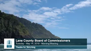 Board of Commissioners Morning Meeting: May 14, 2019