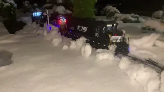 G SCALE NORFOLK SOUTHERN SNOW PLOUGH