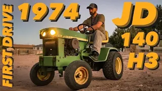 JOHN DEERE 140 H3 🚜 | Clean Up, Repairs & First Drive!