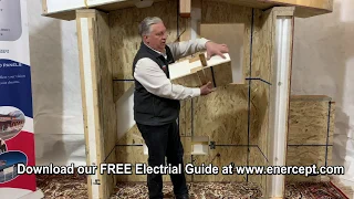 How plumbing and electrical wiring are handled in SIP wall panels.