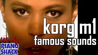 Korg M1 piano and organ | Famous sounds and songs