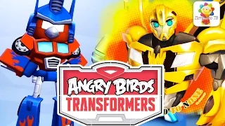 ЗЛЫЕ ПТИЧКИ - Angry Birds  и ТРАНСФОРМЕРЫ. Мультфильм на русском. Бамблби и Ред на задании!